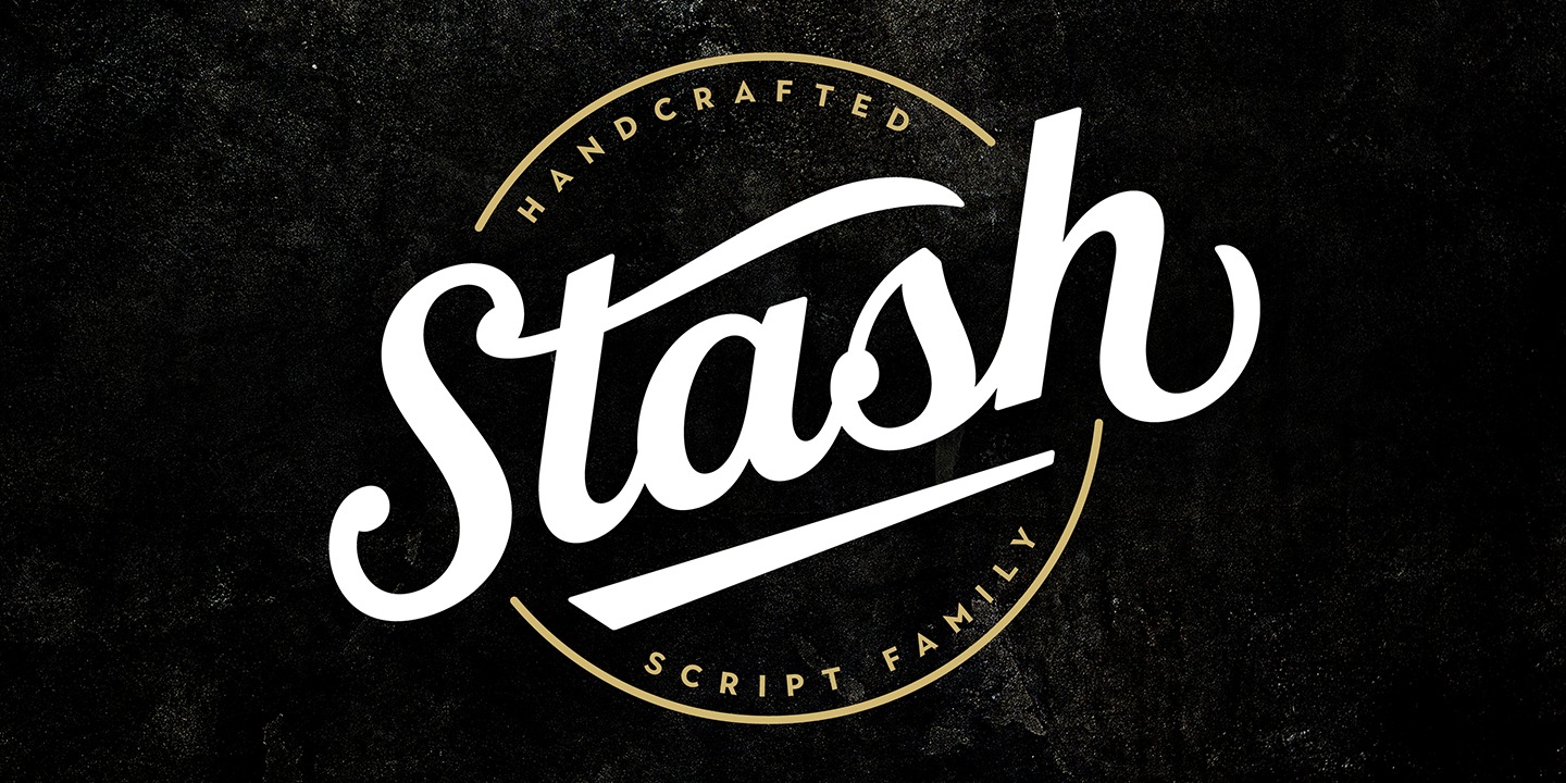 Пример шрифта Stash